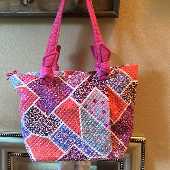 Vera Bradley Hadley Satchel in Modern Medley - Picture 5 of 6